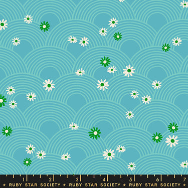 Ruby Star Society - Rise And Shine - Meadow Floral Turquoise