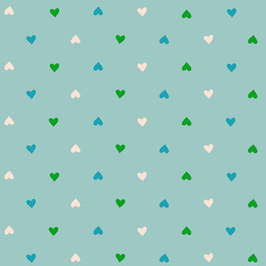 Ruby Star Society - Best Day Ever - Hearts Turquoise