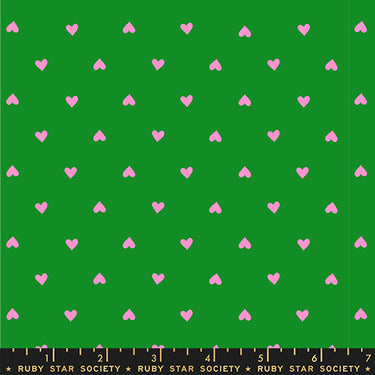Ruby Star Society - Trinketry - Hearts Deep Verdant With Neon Pink