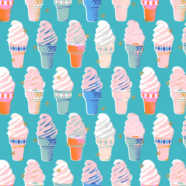 Ruby Star Society - Best Day Ever - Ice Cream Turquoise Metallic