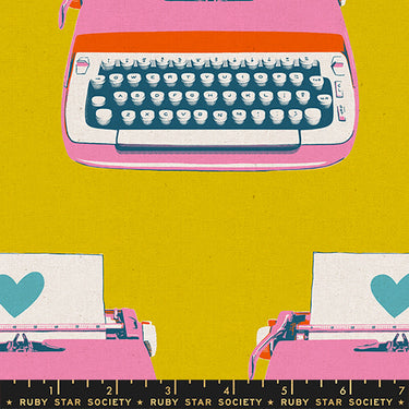 Ruby Star Society - Best Day Ever - Canvas Typewriters Golden