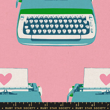 Ruby Star Society - Best Day Ever - Canvas Typewriters Posy