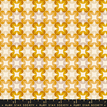 Ruby Star Society - Woodland Park - Flower Plaid Goldenrod