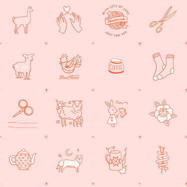 Ruby Star Society - Purl - Charms Pale Pink