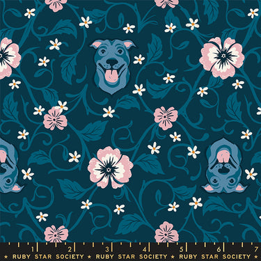 Ruby Star Society - Dog Park - Pitbull Teal Navy