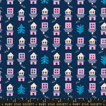 Ruby Star Society - Tarrytown - Little Houses Fat Quarter Collection - 3 FQs