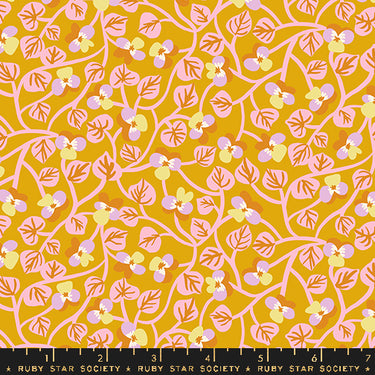 Ruby Star Society - Bird Is The Word by Kimberly Kight - Pansy Goldenrod