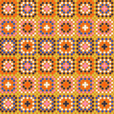 Ruby Star Society - Meadow Star - Granny Square Caramel