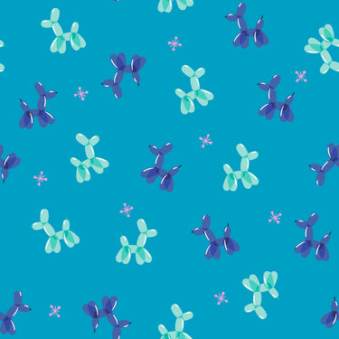 Ruby Star Society - Eye Candy - Balloon Animal Cerulean - Cut FQ
