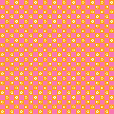 Ruby Star Society - Animal Animal - Flower Check Orange