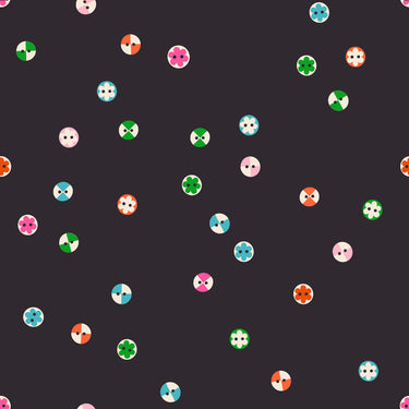 Ruby Star Society - 1-800 Notion - Buttons Soft Black - PRE-ORDER DUE AUGUST