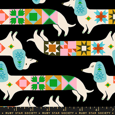 Ruby Star Society - 1-800 Notion - Quilty Dog Soft Black - PRE-ORDER DUE AUGUST