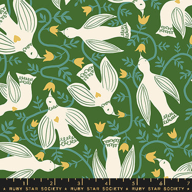 Ruby Star Society - Endpaper by Jen Hewett - Hummingbirds Sarah Green