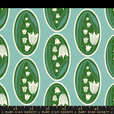 Ruby Star Society - Endpaper by Jen Hewett - Lily Of The Valley Cameo Water