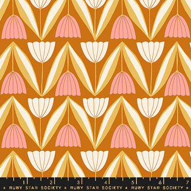 Ruby Star Society - Endpaper by Jen Hewett - Tulips Saddle