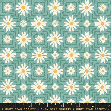 Ruby Star Society - Endpaper by Jen Hewett - Floral Endpaper Water