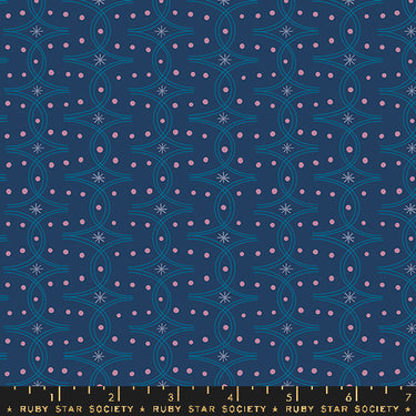 Ruby Star Society - Endpaper by Jen Hewett - Endpaper Bluebell