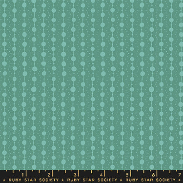 Ruby Star Society - Endpaper by Jen Hewett - Pearls Watercress