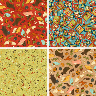 Reading Together by Santoro - Fat Quarter Bundle