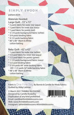 Thimble Blossoms - Simply Swoon Quilt Pattern