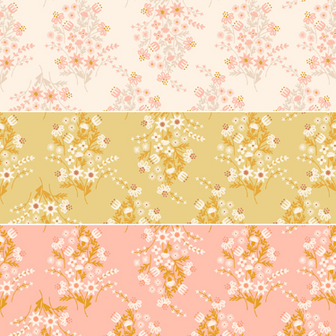 Ruby Star Society - Sunbeam - Wild Flower Child Fat Quarter Bundle - 3 FQs