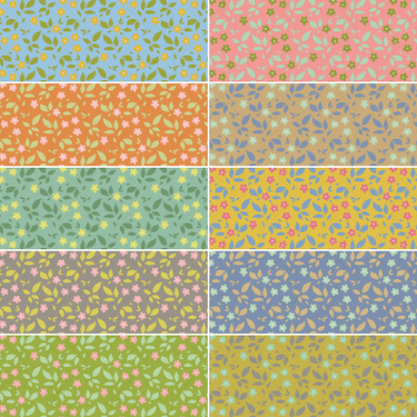 Sunday Brunch by Tilda - Tipsy Fat Quarter Bundle - 10 FQs with 1 Free