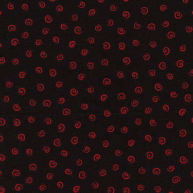 Knitting - Red Black Swirl