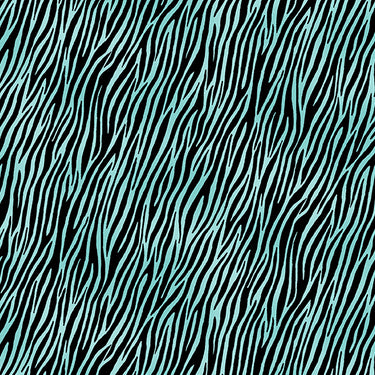 Jewel Tones - Zebra Teal
