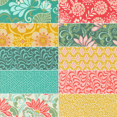 Tango by Kate Spain - *Bundle of 10 Fat Quarters (1) - 1 FQ Free*