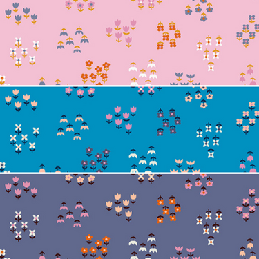 Ruby Star Society - Tarrytown - Little Flowers Fat Quarter Collection - 3FQs