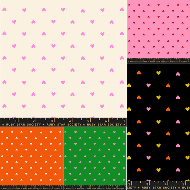 Ruby Star Society - Trinketry - Hearts Fat Quarter Bundle