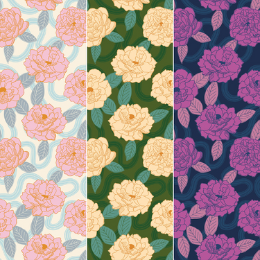 Ruby Star Society - Verbena - Peonies Fat Quarter Bundle