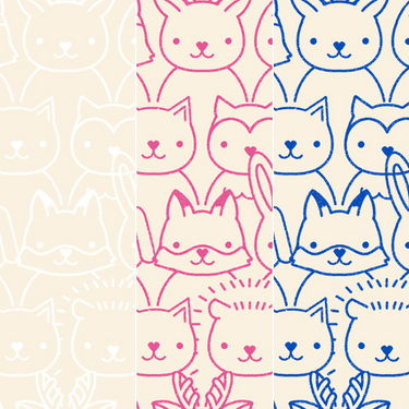 Ruby Star Society - Woodland Park - Sup Animals Fat Quarter Bundle - 3 FQs