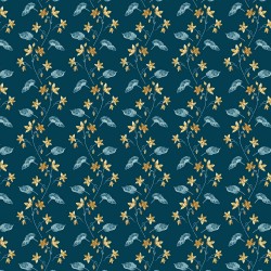 Beach House by Laundry Basket Quilts - Clematis Midnight - PRE-ORDER DUE JULY