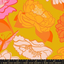 Ruby Star Society - Flowerland - Flowerland Floral Goldenrod - PRE-ORDER DUE OCTOBER