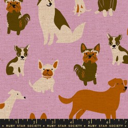 Ruby Star Society - Dog Park - Canvas - Dog Medley Macaron - PRE-ORDER DUE JUNE