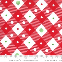 Merry And Bright - Plaid Poinsettia Red