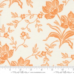 Denim and Daisies - Woodcut Bloom Ivory Butterscotch - PRE-ORDER DUE SEPTEMBER