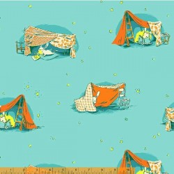 Lucky Rabbit - Quilt Tent Turquoise - PRE-ORDER DUE NOVEMBER