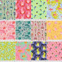 Besties by Tula Pink - *Fat Quarter Bundle - Animals - 12 FQs with 1 Free* - PRE-ORDER DUE NOVEMBER