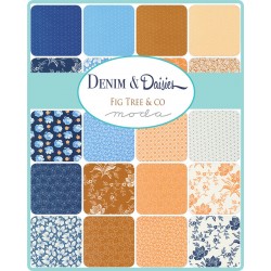 Denim and Daisies - *Complete Fat Eighth Bundle - 31 FEs with 3 FEs Free* - PRE-ORDER DUE SEPTEMBER