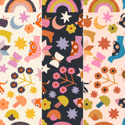 Ruby Star Society - Meadow Star - Applique Menagerie Fat Quarter Bundle - PRE-ORDER DUE MARCH
