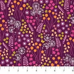 Mountain Meadow - Mixed Flowers Purple