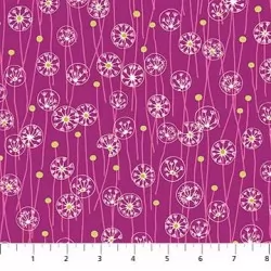 Mountain Meadow - Dandelion Heads Purple