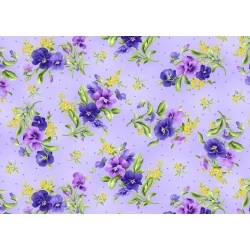 Emma's Garden - Pansy Bouquet Light Purple