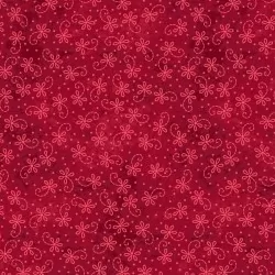 The Little Things - Lazy Daisy Twirl Red