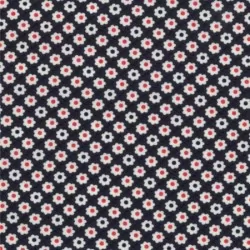 30's Playtime Favorites - Washed Black Circle Flower