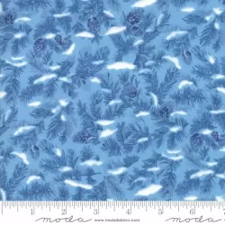 Forest Frost Favorites - Blue Pinecones Glitter