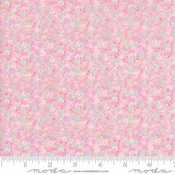 First Romance - Sweet Pea Pink Floral Sweetheart - 1 FQ