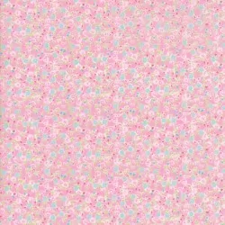 First Romance - Sweet Pea Pink Floral Sweetheart - 1 FQ